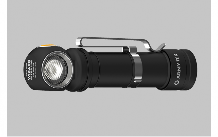 Налобный фонарь Armytek Wizard C2 PRO MAX Magnet USB (аккум 21700 в компл, теплый свет)